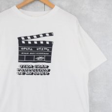 画像1: 90's Ryan Mottesheard 放送作家 カチンコプリントTシャツ XL (1)