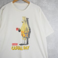 画像1: DILBERT "CASUAL DAY" キャラクタープリントTシャツ (1)