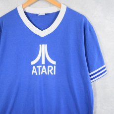 画像1: 90's ATARI USA製 ビデオゲーム会社 ロゴプリントTシャツ XL (1)