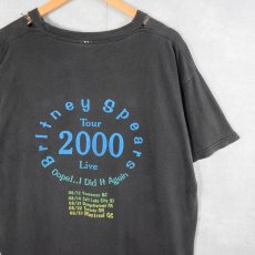 画像2: 2000's Britney Spears "oops i did it again tour" ミュージシャンツアーTシャツ (2)