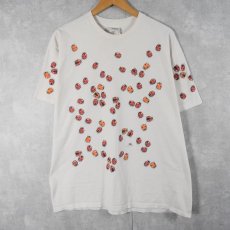 画像1: 90's DAN GILBERT USA製 "Ladybug" アートプリントTシャツ XL (1)