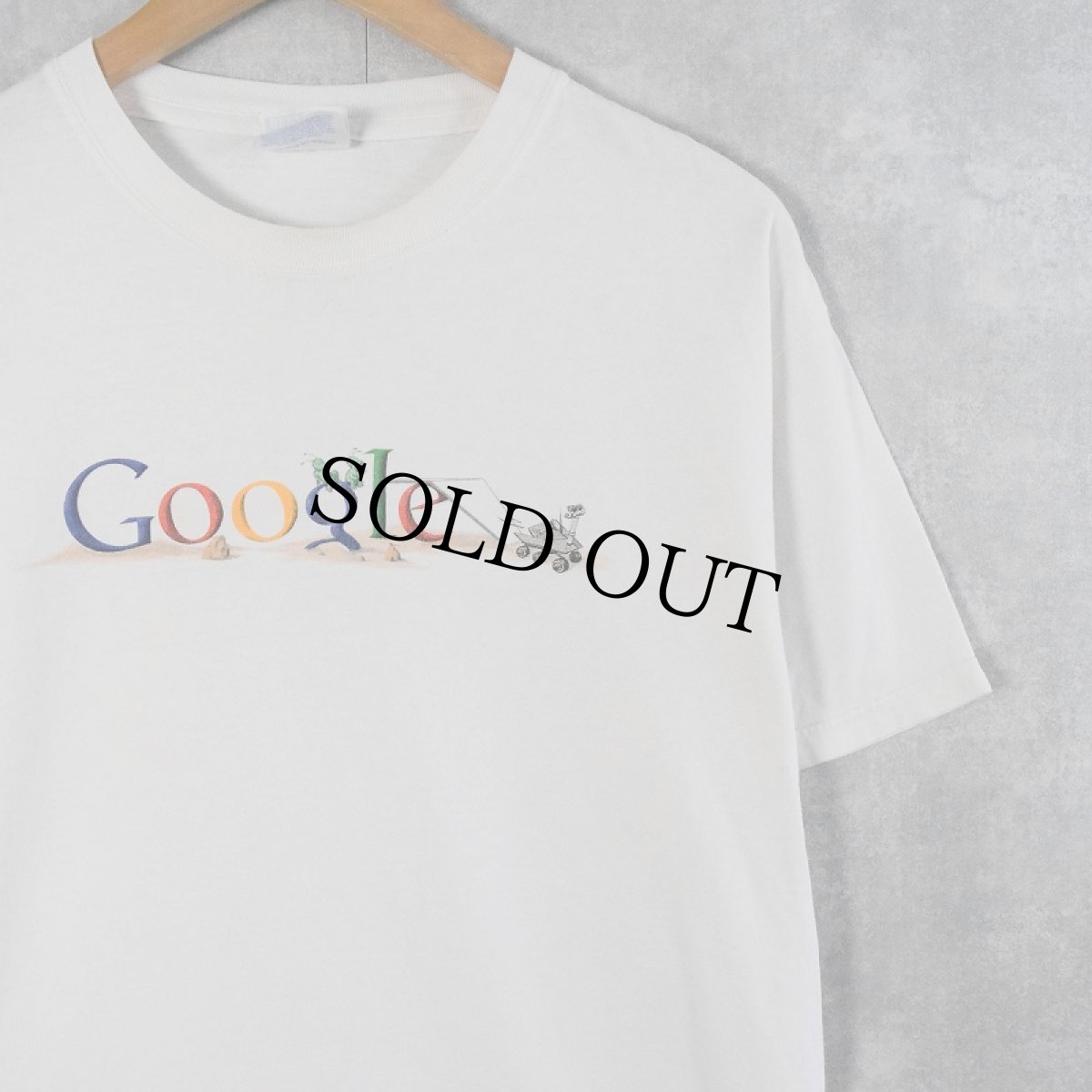 画像1: Google 企業ロゴプリントTシャツ M (1)