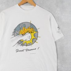 画像1: 90's "Sweet Dreams!" シュールイラストプリントTシャツ (1)