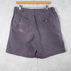 画像4: 90's Patagonia "IRREGULAR" 2タック コットンチノショーツ W33 (4)