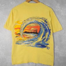 画像3: 70's HANG TEN サーフィン 大判プリントTシャツ M (3)