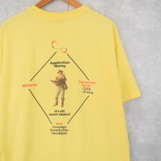 画像1: 90's IBM "Application Mining" コンピューター企業プリントTシャツ XL (1)