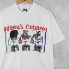 画像1: 80's Tiffany's Cabaret USA製 クラブプリントTシャツ XL (1)