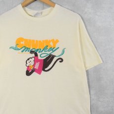 画像1: 80's BEN&JERRY'S USA製 "CHUNKY monkey" 企業プリントTシャツ XL (1)