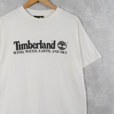 画像1: 90's Timberland USA製 ロゴプリントTシャツ M (1)