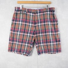 画像2: POLO Ralph Lauren "India Madras" インディアンマドラスチェック柄 コットンショーツ W34 (2)