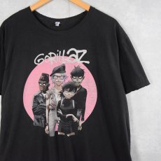 画像1: GORILLAZ ロックバンドTシャツ BLACK (1)