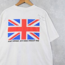 画像2: 90's Scott Angrave USA製 "YES I DO!" サイン入り コメディアンツアーTシャツ XL (2)