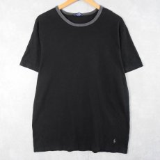 画像1: POLO Ralph Lauren ロゴ刺繍 Tシャツ L (1)