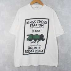 画像1: 90's "KINGS CROSS STATION" USA製 プリントTシャツ XL (1)