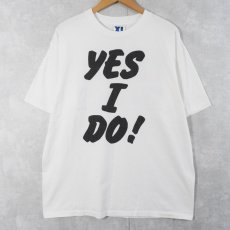 画像1: 90's Scott Angrave USA製 "YES I DO!" サイン入り コメディアンツアーTシャツ XL (1)