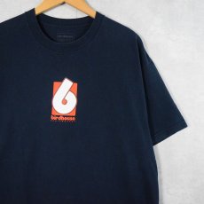 画像1: birdhouse skateboard's スケートブランドロゴプリントTシャツ NAVY XL (1)