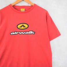 画像1: AIR WALK ロゴプリントTシャツ M (1)