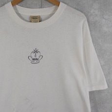 画像2: 90's mossimo USA製 "CHIVALROUS" ロゴプリントTシャツ L (2)