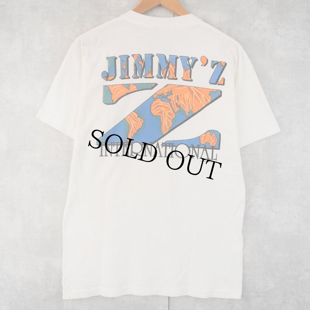 画像1: 90's JIMMY'Z サーフ＆スケートブランド ロゴプリントTシャツ (1)