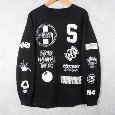 画像1: STUSSY ロゴプリントロンT XL (1)