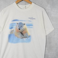 画像1: "SANTA LUCIA SEGUROS" 白クマプリントTシャツ (1)