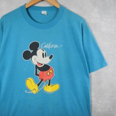 画像1: 70〜80's Disney MICKEY MOUSE "California" キャラクタープリントTシャツ (1)