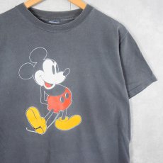 画像1: 80〜90's Disney MICKEY MOUSE キャラクタープリントTシャツ (1)