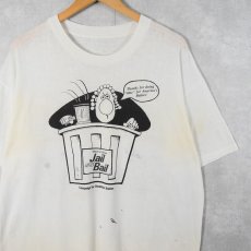 画像1: 90's March of Dimes "Jail and Bail" 非営利団体 キャンペーンプリントTシャツ (1)