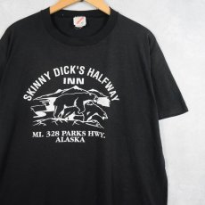 画像1: 80's USA製 "SKINNY DICK'S HALFWAY" プリントTシャツ L (1)
