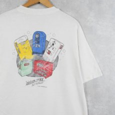 画像1: 90's USA製 "MEMORY LANE SODAWARE" ジュークボックスプリントTシャツ XL (1)