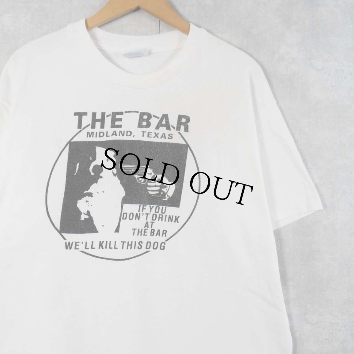 画像1: 90's USA製 "THE BAR" プリントTシャツ XL (1)