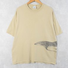 画像1: ジンベエザメ 巻きプリントTシャツ XL (1)