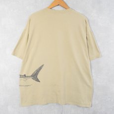 画像2: ジンベエザメ 巻きプリントTシャツ XL (2)