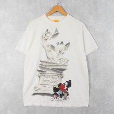 画像1: 90's ピンキー&ブレイン USA製 キャラクタープリントTシャツ L (1)