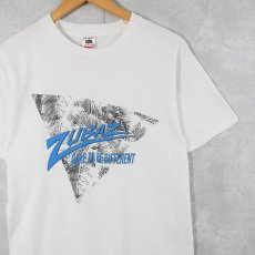 画像1: 90's ZUBAZ USA製 "DARE TO BE DIFFERENT" ロゴプリントTシャツ M (1)