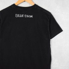 画像2: Billie Eilish "When We All Fall Asleep, Where Do We Go?" ミュージシャンフォトプリントTシャツ BLACK M (2)