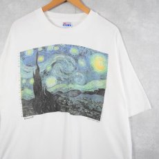 画像1: Vincent Van Gogh "The Starry Night" アートプリントTシャツ XXL (1)