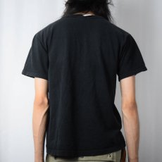 画像3: 90's anvil USA製 無地Tシャツ BLACK M (3)