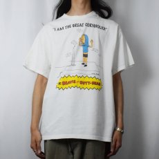 画像2: BEAVIS AND BUTT-HEAD キャラクタープリントTシャツ (2)