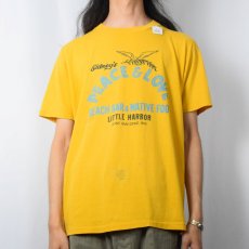 画像3: 80's USA製 "PEACE&LOVE" ロブスタープリントTシャツ XL (3)