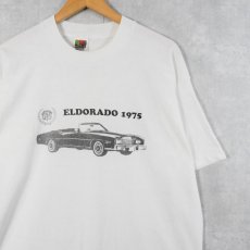 画像1: 90's CADILLAC "ELDORADO 1975" 自動車プリントTシャツ XL (1)