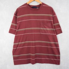 画像1: 90's puritan ボーダー柄Tシャツ XL (1)