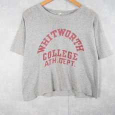 画像1: 60's Champion 大文字ランタグ USA製 "WHITWORTH COLLEGE" カットオフTシャツ SIZE48 (1)