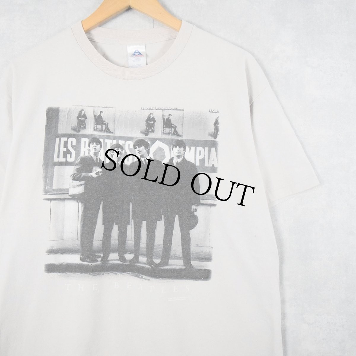 画像1: 2001 THE BEATLES USA製 ロックバンドプリントTシャツ L (1)