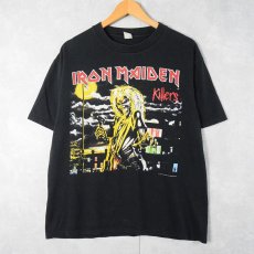 画像1: 90's IRON MAIDEN "Killers" ヘヴィメタルバンド アルバムプリントTシャツ BLACK L (1)