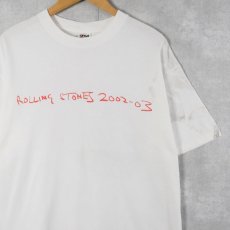 画像2: 2000's THE ROLLING STONES "2002-03" ロックバンドTシャツ L (2)