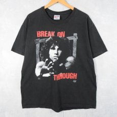 画像1: 90's The Doors USA製 "Break On Through" ロックバンド プリントTシャツ BLACK XL (1)