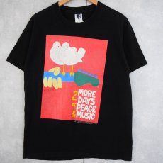 画像1: 1994 WOODSTOCK USA製 ロックフェスティバルTシャツ BLACK L (1)