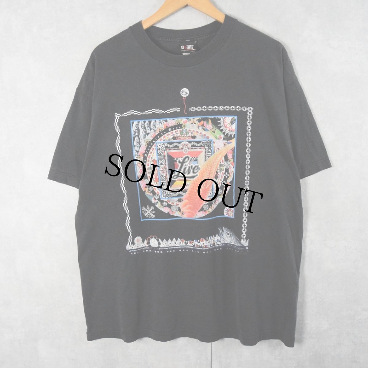 画像1: 2000's Live "The Distance To Here" オルタナティブロックバンドツアーTシャツ BLACK XL (1)