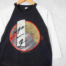 画像1: 80's RUSH ロックバンド ラグランTシャツ L (1)